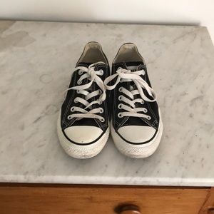 Converse Black Low All Star Sneakers